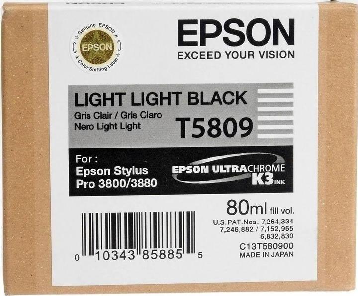 Actual product image Epson T5809 (FC, GY)