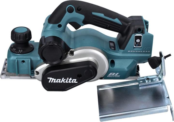 Image du produit Makita DKP 181 RF1J Rabot sans fil 82 mm 18 V Brushless + 1x batterie 3,0 Ah + chargeur + Makpac