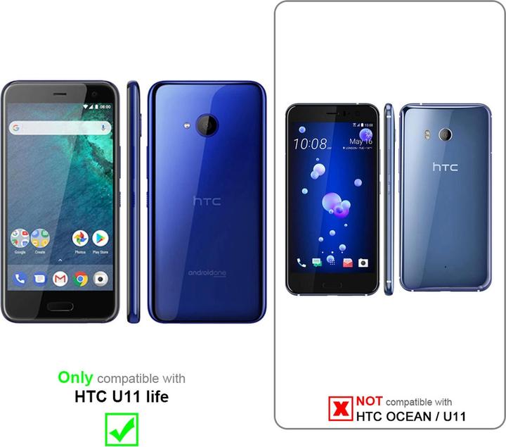 Image du produit Cadorabo Couverture look jeans Book (HTC U11 Life)