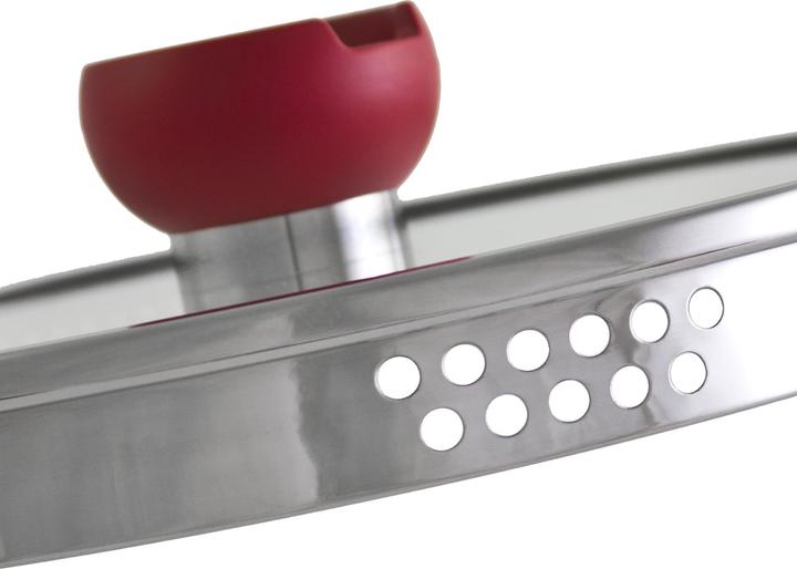Actual product image Kopf Nelo Topfset (7-teilig, Edelstahl, Induktion, mit intelligenter Abgiesshilfe) (Pot, Stainless steel)
