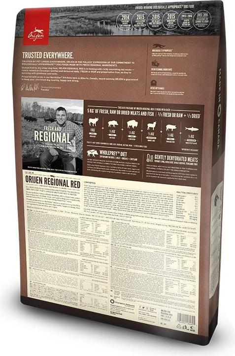 Produktbild Orijen Regional Red Dog (Adult, 1 Stk., 6000 g)