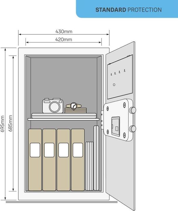 Immagine prodotto Yale YE YSV695DB1 - Codice PIN sicuro 89L
