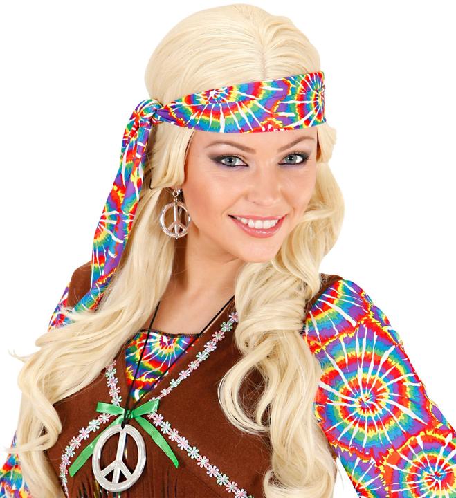 Produktbild Widmann Hippie Set mit Ohrringe und Peace Kette