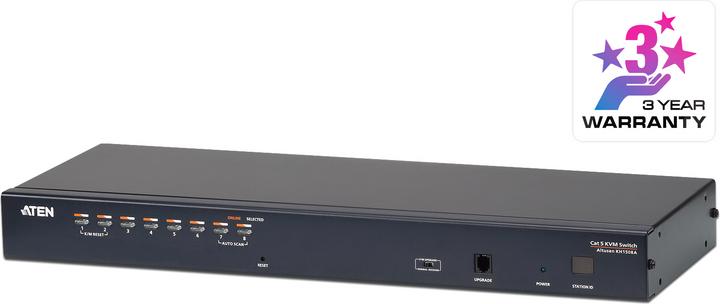 Immagine prodotto Aten KH1508A: switch KVM Cat 8 porte, OSD