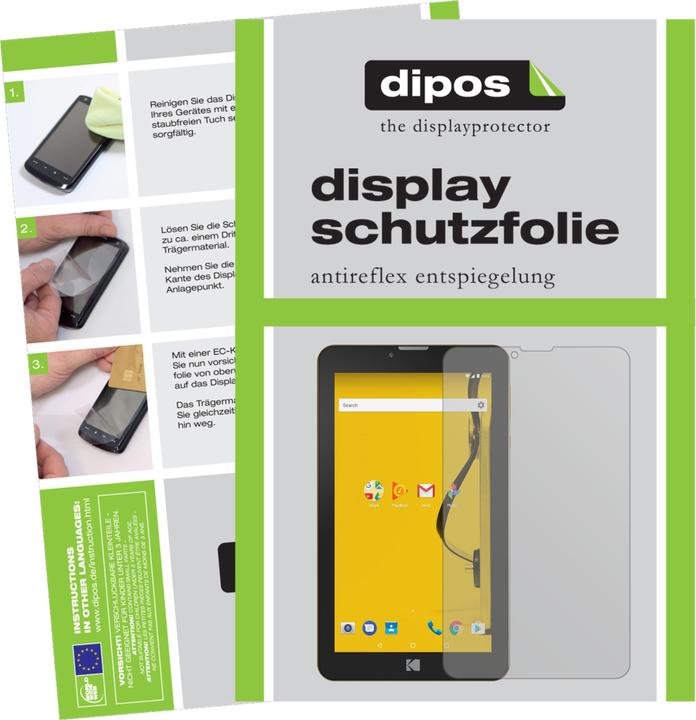 Produktbild Dipos Displayschutzfolie Antireflex (2 Stück, Kodak Tablet 7")