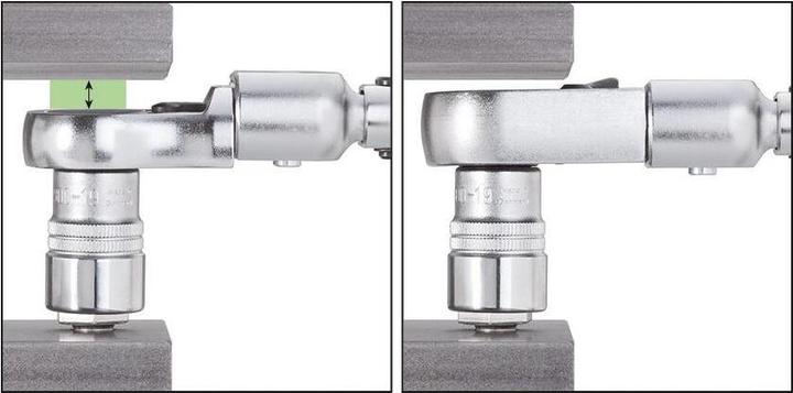 Produktbild HAZET Einsteck-Umschaltknarre 6604-1 ∙ Einsteck-Vierkant 14 x 18 mm ∙ Vierkant 12,5 mm (1/2 Zoll) (1/2")