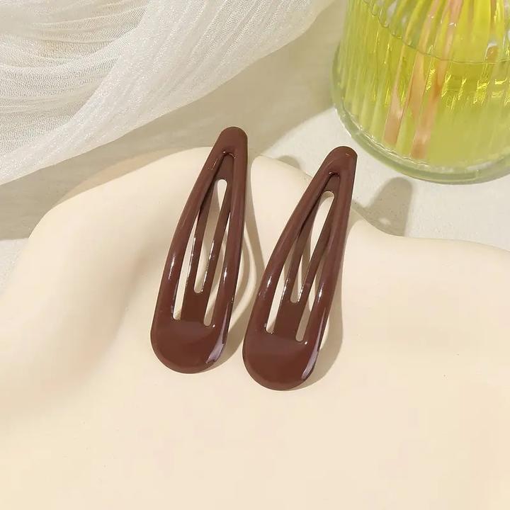Actual product image ASMI 10 hair clips in water drop shape (10 pcs.)