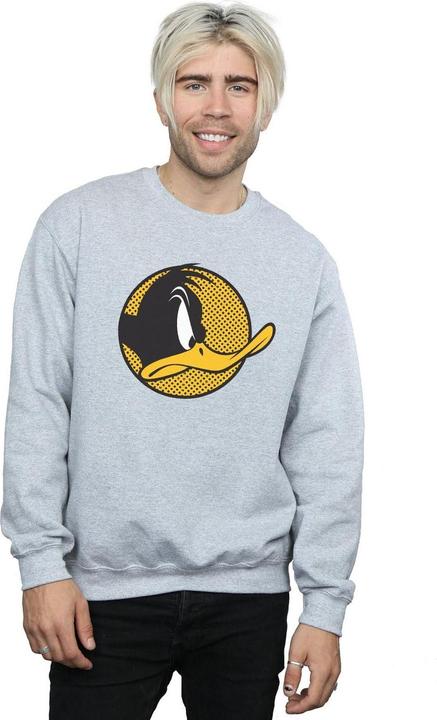 Produktbild Looney Tunes Daffy Duck Dotted Profile Sweatshirt (S)