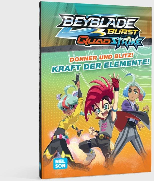 Produktbild BEYBLADE BURST QUADSTRIKE: Donner und Blitz! Kraft der Elemente! (Deutsch, Nelson, 2024)