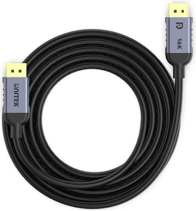 Image du produit Unitek C1626GY01-3M DisplayPort 2.1 Noir (3 m, DisplayPort)