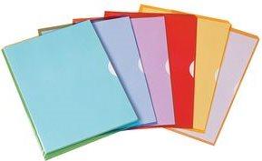 Image du produit Elba Pochettes transparentes DIN A4 Fard'Liss, PVC 0,18 mm, incolore, ouverture en haut et à droite, 2 (A4, 10 x)