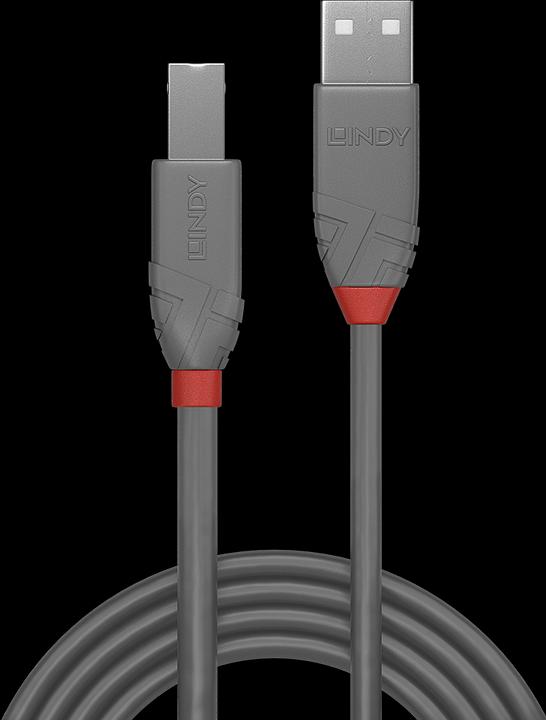 Produktbild Lindy USB/A-USB/B M-M (3 m, USB 2.0)