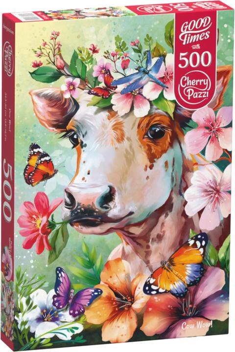 Actual product image Cherry Pazzi Puzzle 500 pieces - Cow Wow! (500 pieces)
