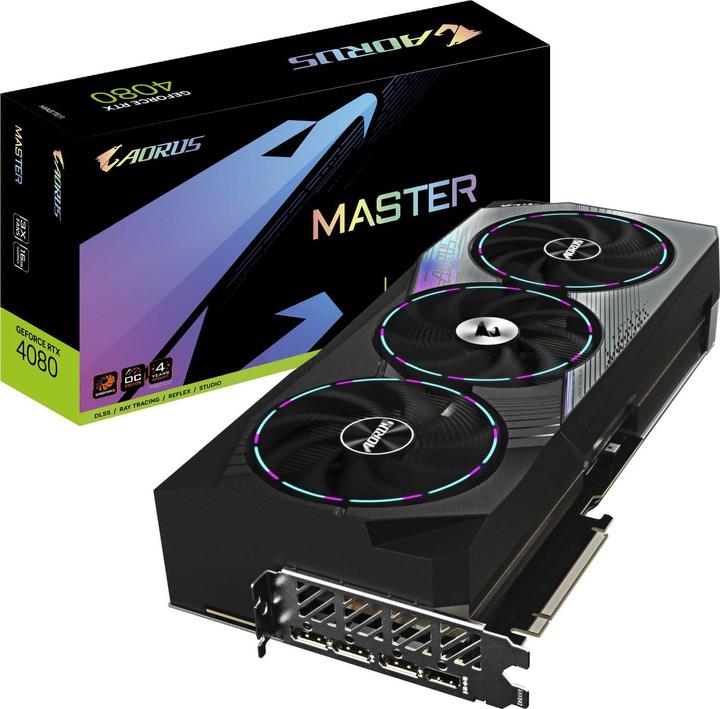 Produktbild Gigabyte GeForce AORUS RTX 4080 Master (16 GB)