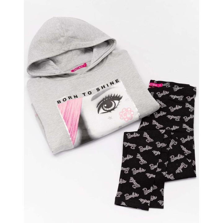 Immagine prodotto Barbie Set felpa con cappuccio e leggings bambina (146, 152)