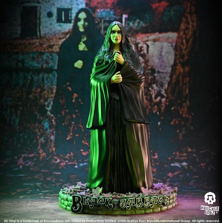 Immagine prodotto Knucklebonz Statua in vinile 3D dei Black Sabbath Witch (1° album) 22 cm