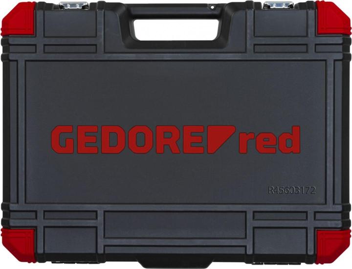 Produktbild Gedore Red red Steckschlüsselsatz, 172-teilig, Mit Umschaltknarre, Ratschen, Steckschlüssel und Bitsatz (20 mm, 10 mm, 8 mm, 9 mm, 30 mm, 27 mm, 15 mm, 25 mm)