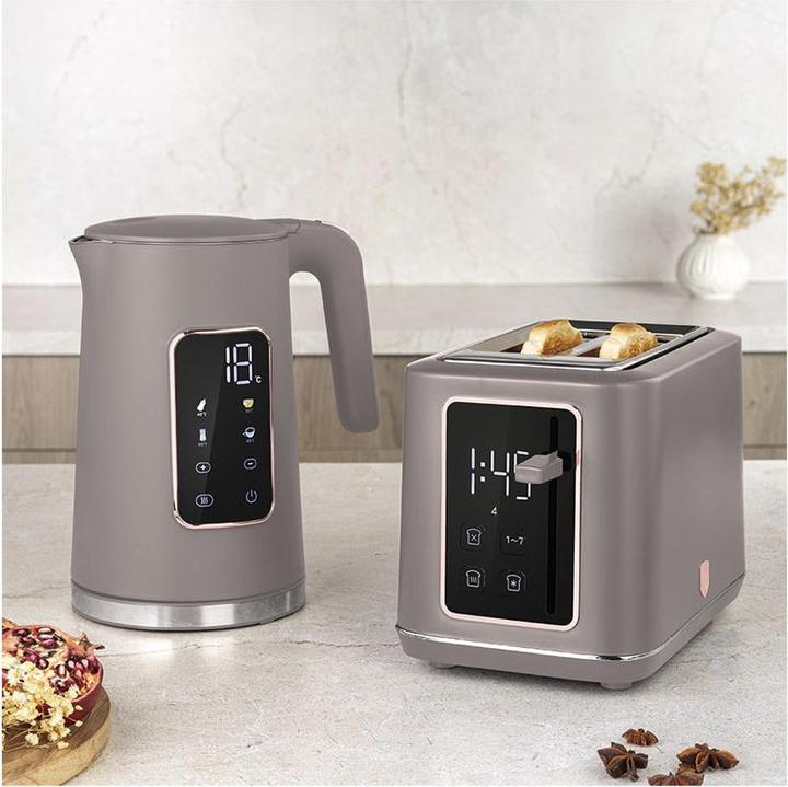 Produktbild BerlingerHaus Haus Toaster mit Digitalanzeige Taupe Collection