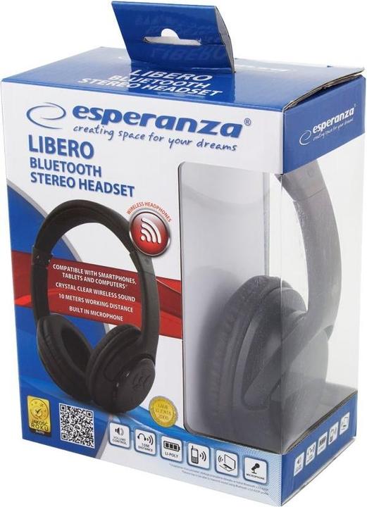 Immagine prodotto Esperanza Libero EH163K (Nessuna soppressione del rumore, 4 h, Senza fili, Cablato)