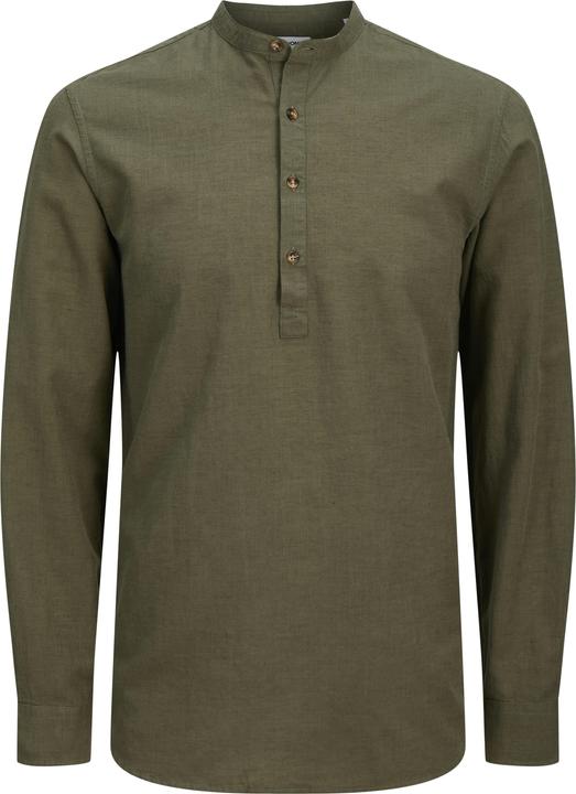 Jack & Jones Jjesummer Half Placket Shirt Ls Sn