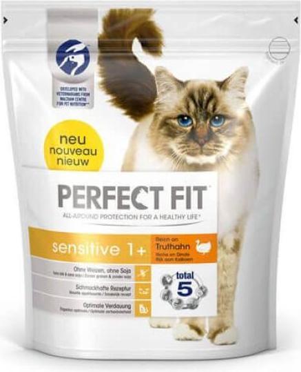 Immagine prodotto Perfect Fit Gatto secco Sensitive 1+ Tacchino 1,4kg (Adulto, 1 pz., 1400 g)