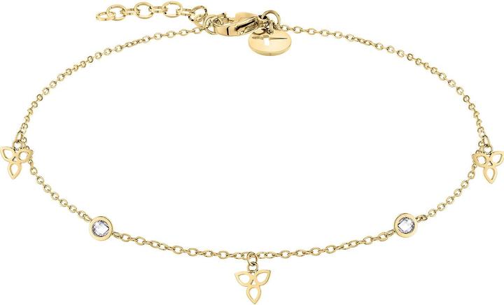 Tamaris Bracelet de jambe mode plaqué or avec zircons TJ-0014-A-27 (L) (Acier inoxydable, 24 cm)