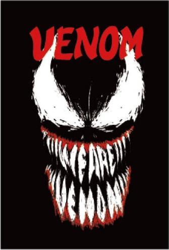 Actual product image Disney Marvel Venom postcard