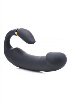Actual product image Shots 10X Pleasure Silicone Vibrator with Clit Stimulator