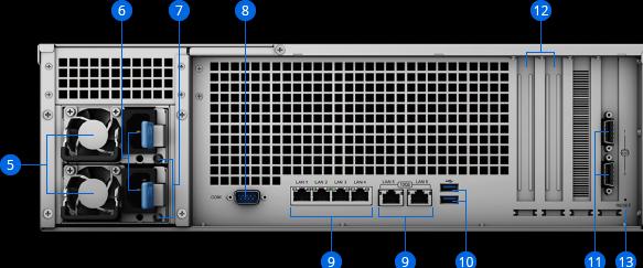 Actual product image Synology RS4021xs+ (0 TB)