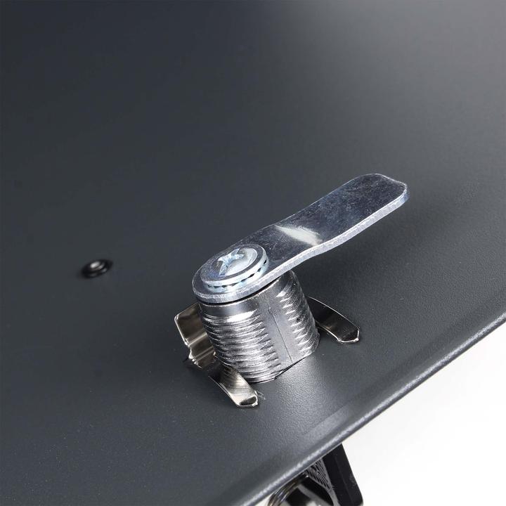 Actual product image XPOtool Letterbox Anthracite V61 with Newspaper Compartment and Soft Close Lockable Wall Postbox Mail Box