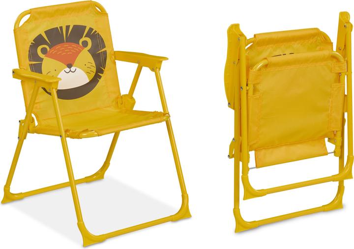 Actual product image Relaxdays Kid?s Furniture Set, Folding Chairs & Table