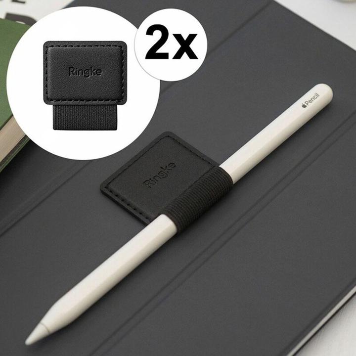 Actual product image Ringke Pen Holder Self Adhesive Pen Loop (2 pack) Black