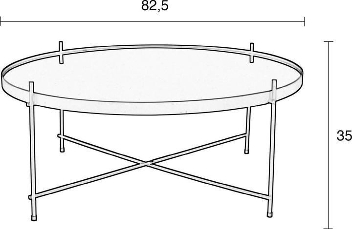 Actual product image Zuiver Cupid (82.5 x 82.5 x 35 cm)