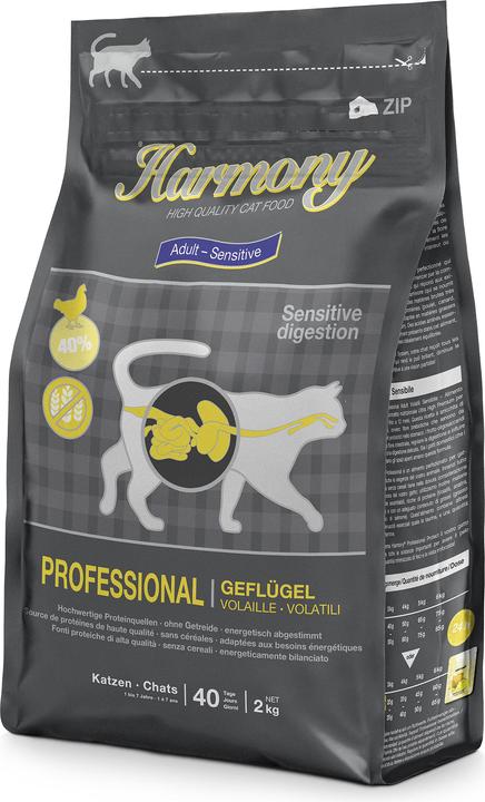 Image du produit Harmony Croquettes pour chat Professional Adult Sensitive Poultry (Adulte, 4000 g)