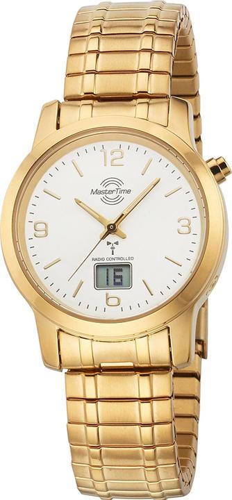 Master Time MTLA-10313-12M Funk Basic Series Damen 34mm 3ATM (Analoguhr, Digitaluhr, Funkuhr, 34 mm)