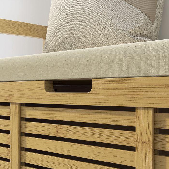 Immagine prodotto Swisshandel24 Panca per scarpe, panca con coperchio incernierato, panca per guardaroba, scarpiera, deposito per (100 x 40 x 60 cm)
