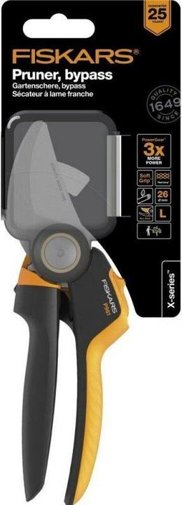 Actual product image Fiskars X-series bypass garden shears L P961