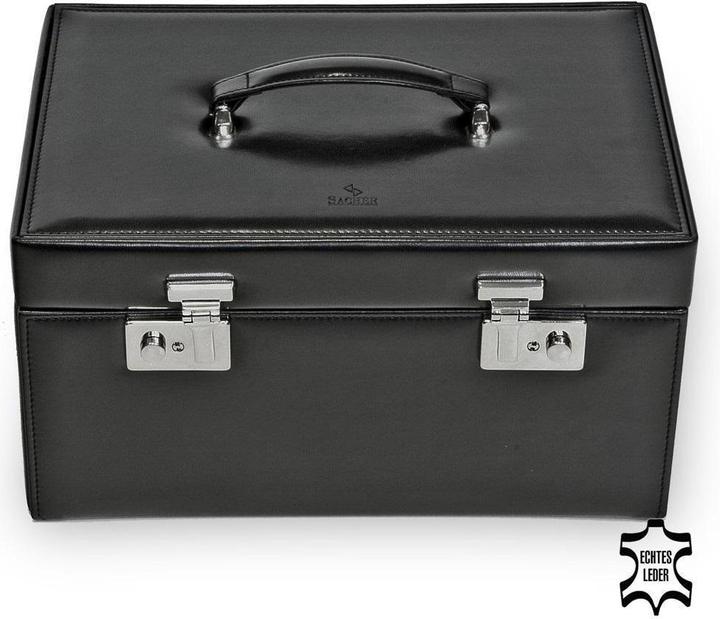 Immagine prodotto Sacher 3020.010443 - Cassa dell'orologio nuovo classico in pelle nera