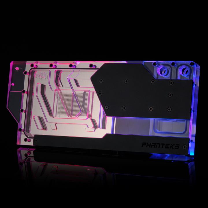 Productafbeelding Phanteks Glacier G40 RTX 4080/90 waterblok incl. backplate voor Gigabyte, D-RGB - zwart