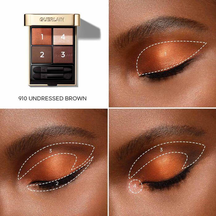Produktbild Guerlain Ombre G 23 Eyeshadow X4 Undressed Brown (910 Undressed Brown)