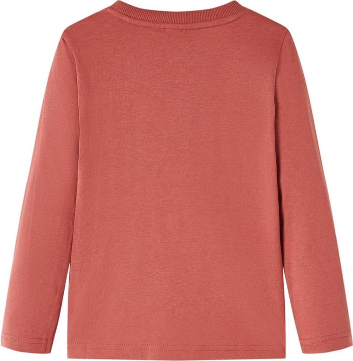 Actual product image VidaXL Children's long-sleeved shirt Henna 92,Material: 100 % cotton,colour (92)