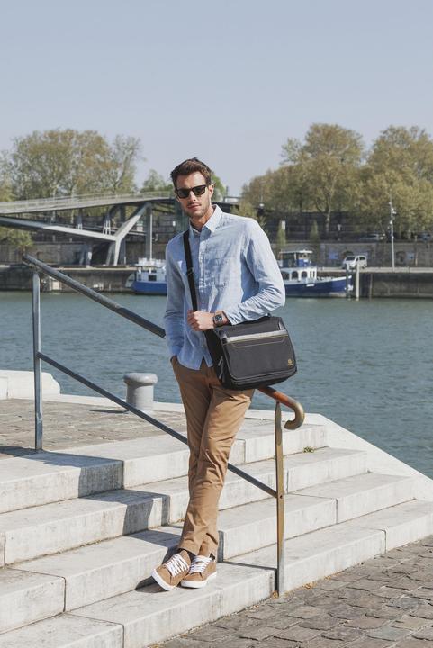 Actual product image Exacompta Sac messenger ordinateur Exactive (14) - Noir (14", Universal)