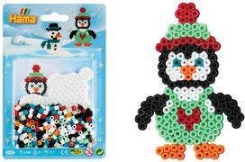 Produktbild Hama Bügelperlen midi ""Pinguin"", im Blister Durchmesser Bügelperle midi: 5,0 mm, inkl. Stiftplatte