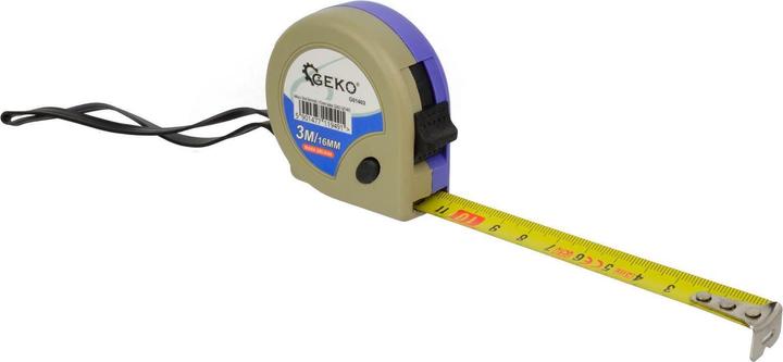 Actual product image GEKO Measuring tape 3 m, tape width 13 mm (M)