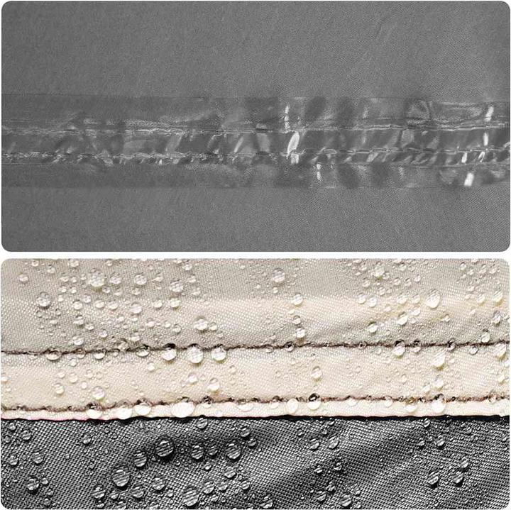 Actual product image VidaXL Car tent grey and orange Waterproof (2.25 kg)