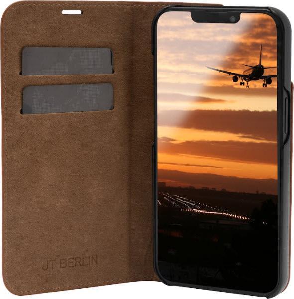 Image du produit JT Berlin Cuir véritable Tegel Compatible avec le modèle de téléphone : iPhone 14 Pro, noir (Apple iPhone 14 Pro)