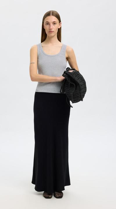 Actual product image Selected Femme Rippmuster Baumwoll Tanktop (M)