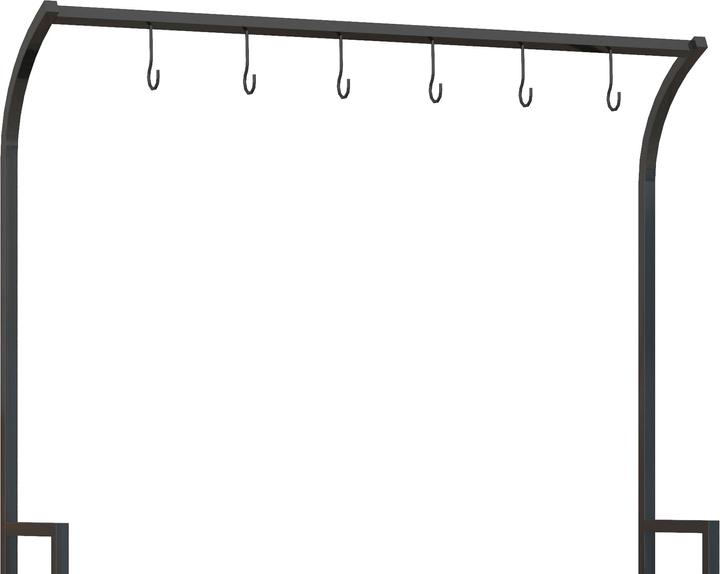 Produktbild Outsunny Blumenständertreppe mit 6 Haken