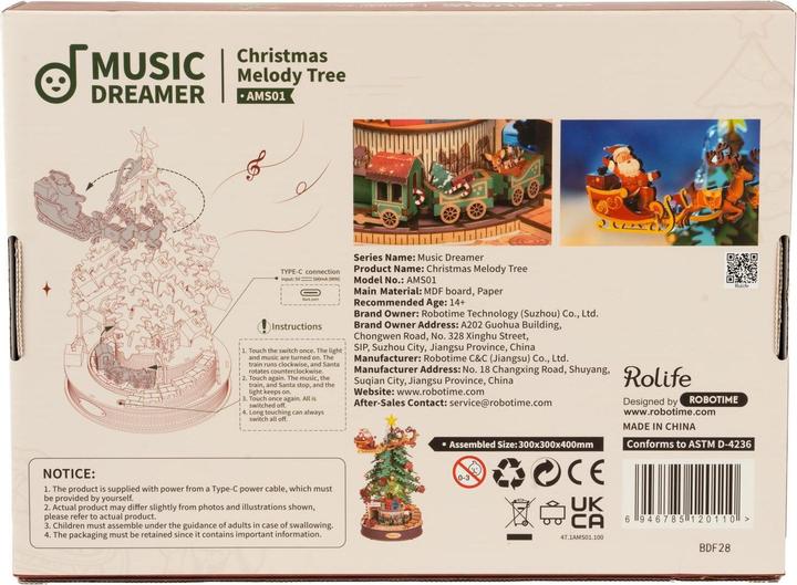 Image du produit Rolife AMS01 - Arbre à mélodies de Noël