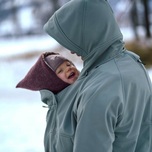 Produktbild Mamalila Softshell-Tragejacke für Männer Allrounder (S)